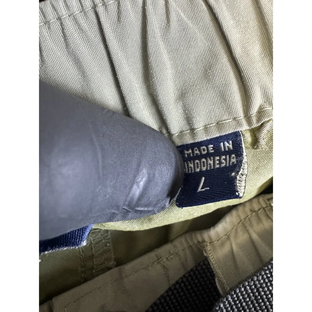 Polo Sport Ralph Lauren Cargo Shorts Men's Large‎ Light Green Belted 7